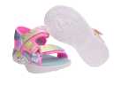 SANDALIA NIÑA SKECHERS CON LUCES Y VELCROS