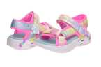 SANDALIA NIÑA SKECHERS CON LUCES Y VELCROS