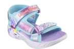 SANDALIA NIÑA SKECHERS CON LUCES Y VELCROS