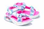 SANDALIA NIÑA SKECHERS CON LUCES Y VELCROS