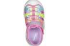 SANDALIA NIÑA SKECHERS CON LUCES, VELCRO Y PUNTERA REFORAZADA