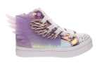 BOTA NIÑA SKECHERS CON LUCES, CREMALLERA Y CORDONES