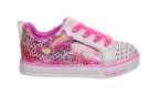 LONAS NIÑA SKECHERS CON LUCES Y VELCRO