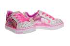 LONAS NIÑA SKECHERS CON LUCES Y VELCRO