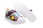 LONA SKECHERS NIÑA METALIZADA CON LUCES Y VELCRO