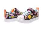 LONA SKECHERS NIÑA METALIZADA CON LUCES Y VELCRO