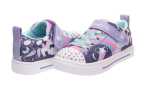 LONAS NIÑA SKECHERS CON LUCES Y VELCRO