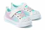 LONA NIÑA SKECHERS CON LUCES Y VELCRO