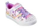 DEPORTIVO LONA NIÑA SKECHERS CON LUCES Y VELCRO