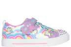 DEPORTIVO LONA NIÑA SKECHERS CON VELCRO Y LUCES
