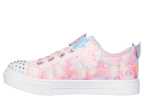 Skechers Twinkle Toes - Lona rosa con luces y detalles marinos