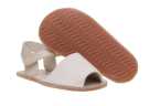 SANDALIA MENORQUINA INFANTIL RESPETUOSA PIRUFLEX – LINO BEIGE Y SUELA FLEXIBLE