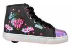 BOTA NIÑA HEELYS CON CORDON Y RUEDAS