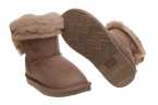 BOTA ESQUIMAL EN ANTE CON CREMALLERA TALON