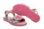 SANDALIA NIÑA LELLI KELLY EN GLITTER CON DOBLE VELCRO