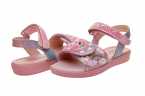 SANDALIA NIÑA LELLI KELLY EN GLITTER CON DOBLE VELCRO