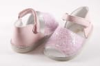 SANDALIA MENORQUINA GLITTER PRIMEROS PASOS CON VELCRO