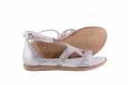 SANDALIAS ACEBOS EN PIEL CON HEBILLA