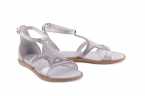 SANDALIAS ACEBOS EN PIEL CON HEBILLA