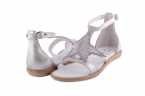 SANDALIAS ACEBOS EN PIEL CON HEBILLA