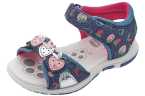 SANDALIA INFANTIL CHICCO AZUL ESTAMPADA CON DETALLES DE FRUTAS