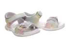 SANDALIA NIÑA CHICCO METALIZADA CON VELCRO