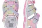 SANDALIA INFANTIL CHICCO MULTICOLOR CON BRILLOS Y DETALLES FLORALES
