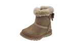 Botas de niña con pelito y lacito trasero  Chicco Frutta camel – dulces, abrigadas y hechas para enamorar