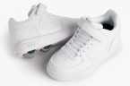Zapatillas con ruedas Heelys Dual para niños – Blancas con doble rueda y velcro