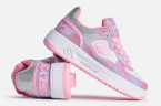Zapatillas con ruedas Heelys Sparkle para niñas – Rosa y glitter multicolor