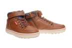 BOTA NIÑO LEVIS EN PIEL CON CORDÓN
