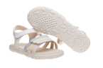 SANDALIAS GEOX BLANCAS RESPIRABLES PARA NIÑAS CON DETALLES MULTICOLOR