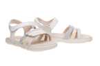 SANDALIAS GEOX BLANCAS RESPIRABLES PARA NIÑAS CON DETALLES MULTICOLOR