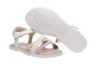 SANDALIAS GEOX MULTICOLOR DE PIEL PARA NIÑAS TRANSPIRABLES