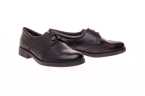 Zapato colegial negro unisex con cordones Geox J8449D – clásico, transpirable y listo para el ritmo escolar