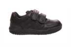 Deportivo colegial negro con velcro Geox J844AE – Tallas 28 a 41