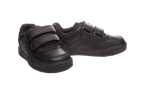 Deportivo colegial negro con velcro Geox J844AE – Tallas 28 a 41