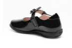 Merceditas charol negro niña Lelli Kelly LKSI8411 con tiras intercambiables
