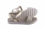 SANDALIA UNISA METALIZADA CON VELCRO