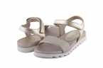 SANDALIA UNISA METALIZADA CON VELCRO