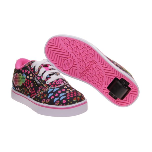 DEPORTIVO NIÑA HEELYS CON RUEDAS Y CORDONES