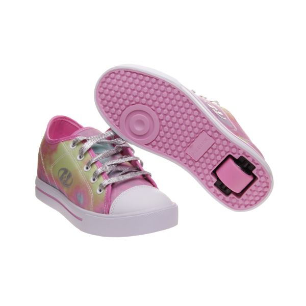 DEPORTIVO NIÑA HEELYS CON RUEDAS Y CORDONES