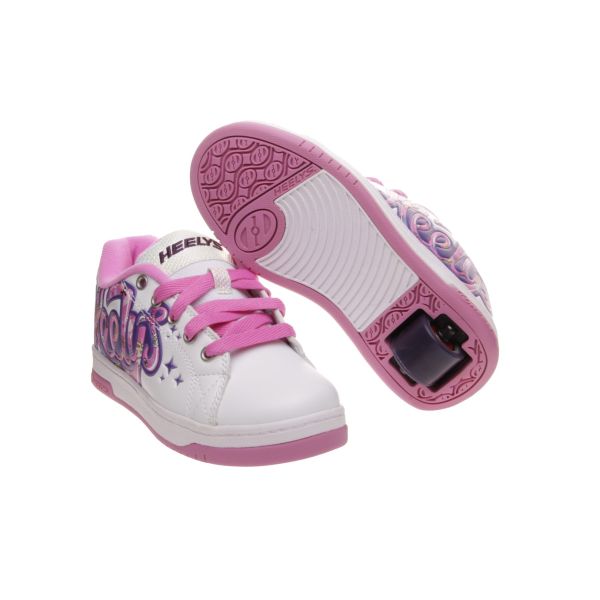 DEPORTIVO NIÑA HEELYS CON RUEDAS Y CORDONES