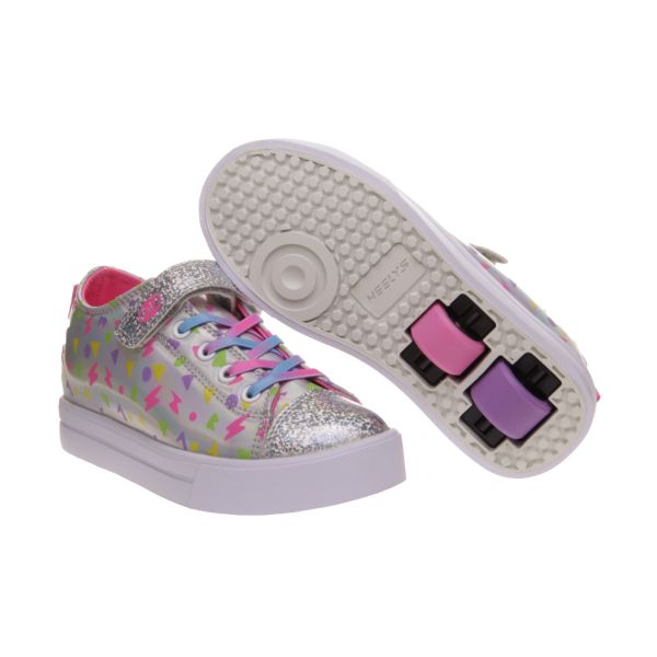 DEPORTIVO NIÑA HEELYS CON RUEDAS Y CORDONES