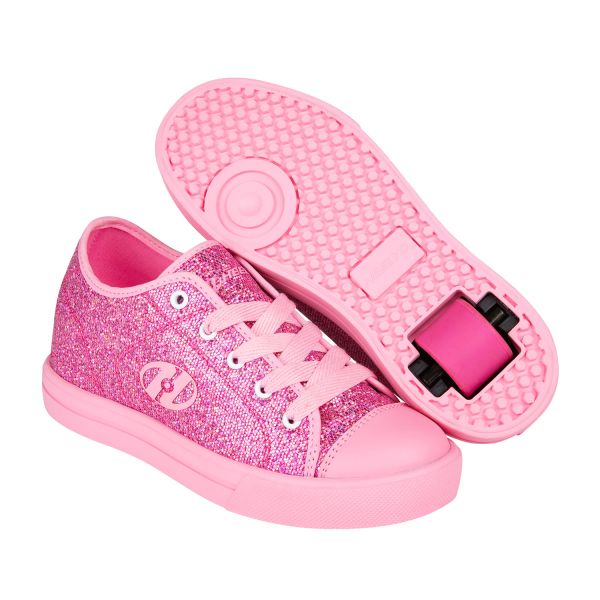 DEPORTIVO NIÑA HEELYS CON RUEDAS Y CORDONES