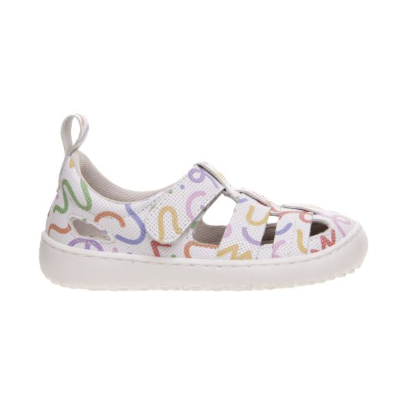 SANDALIAS RESPETUOSAS COQUEFLEX PARA NIÑOS CON DISEÑO MULTICOLOR