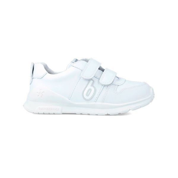 Zapato deportivo escolar con velcro y puntera reforzada - Biomecanics 231005. Tallas 24 34