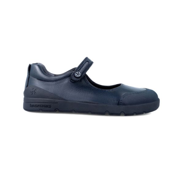 Merceditas colegiales con puntera reforzada - Biomecanics 231015 azul marino. Tallas 28–38