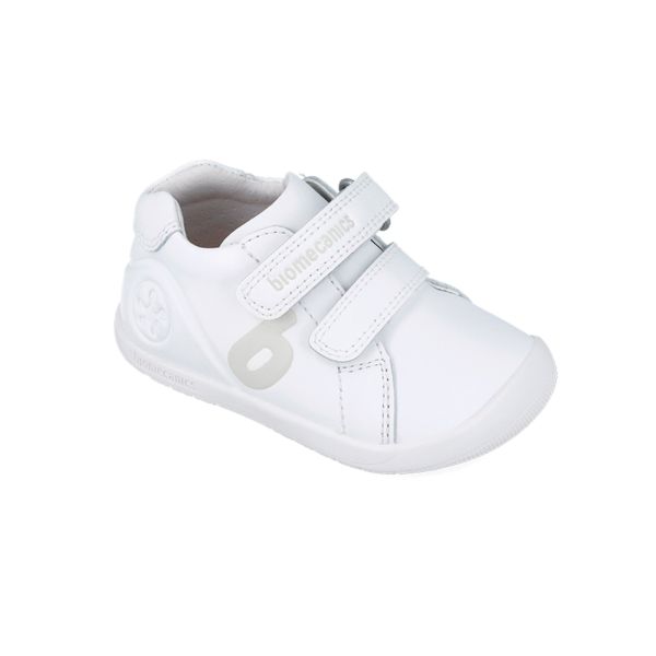 Deportiva blanca lisa para guardería - Biomecanics 251010