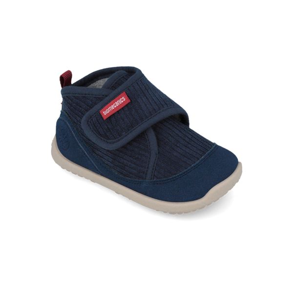 Zapatilla casa Biomecanics  azul niño | Cálida, ligera y con velcro